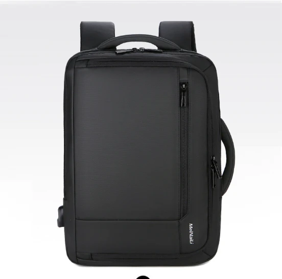 Backpack uiscedhíonach fir le haghaidh ríomhaire glúine